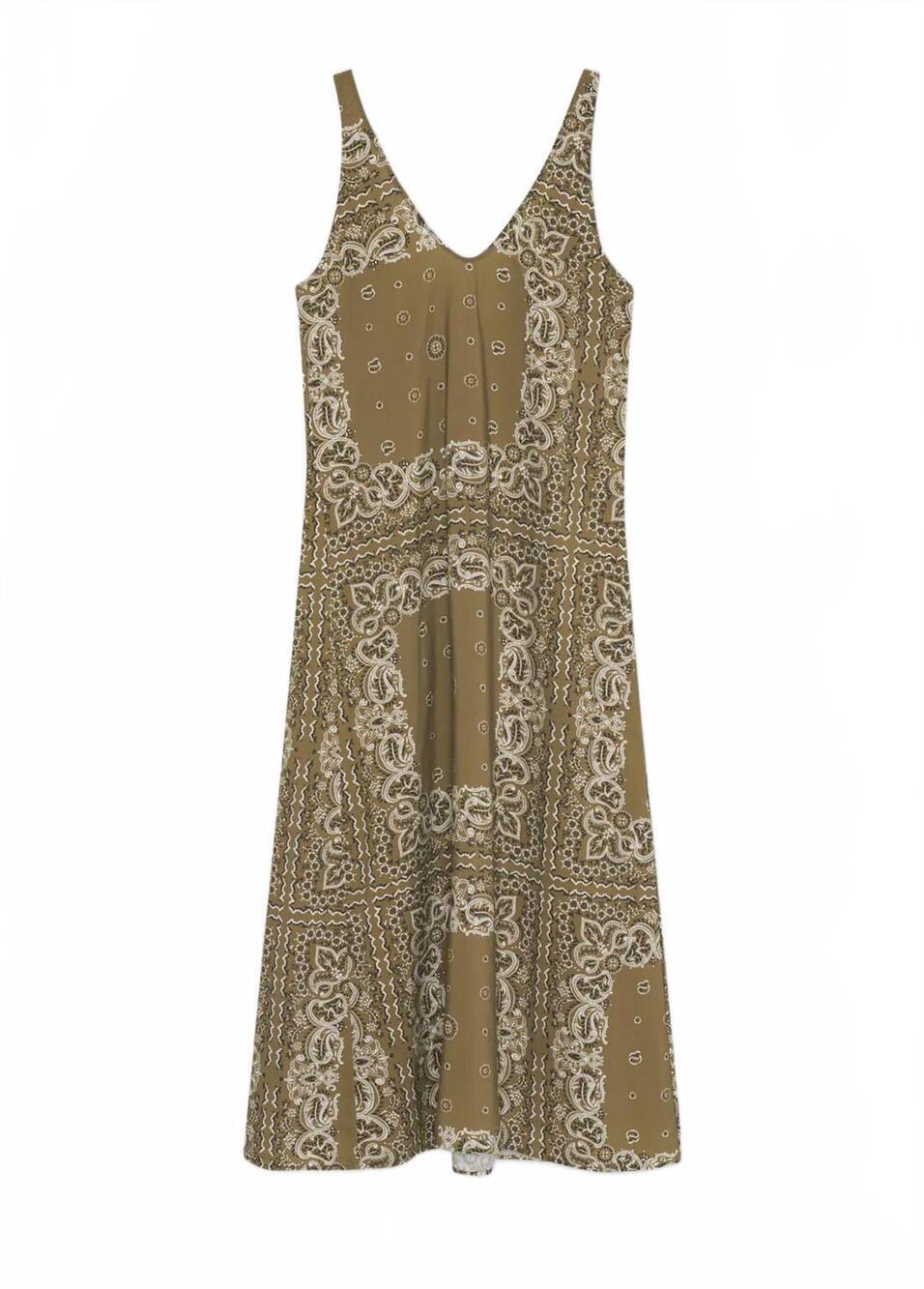 NEW THE NEW SOCIETY women's waterlily dress in green bandana print